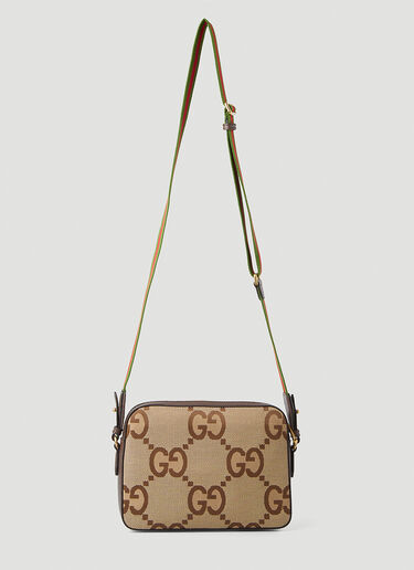 Gucci Jumbo G Messenger Crossbody Bag Brown guc0147189