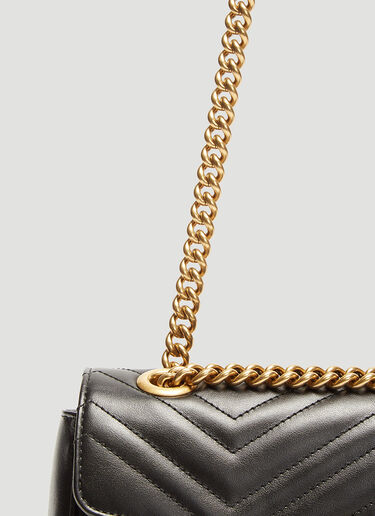 Gucci Small GG Marmont 2.0 Shoulder Bag Black guc0233057