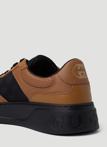 Gucci GG Jacquard Basket Sneakers Brown guc0152102