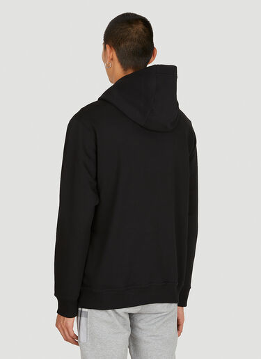 Burberry Logo Patch Hooded Sweatshirt Black bur0149043