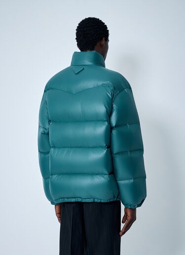 Re-Nylon Down Coat Prada Re-Nylon Down Coat Green pra0162013