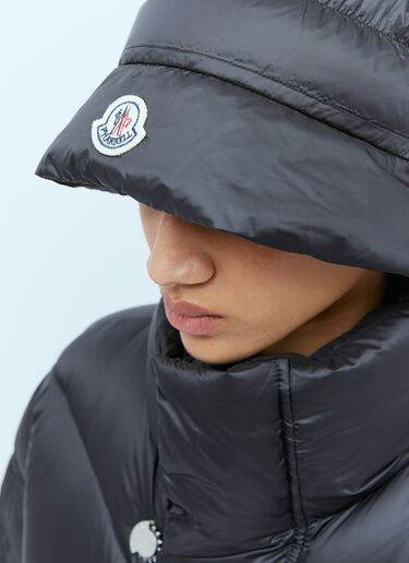 Moncler x Pharrell Williams Satin Ruched Bucket Hat Black mpw0354003