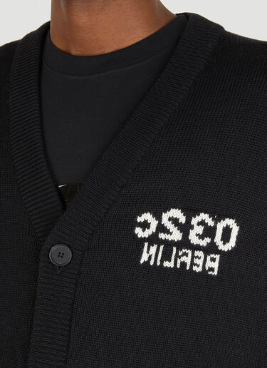 032C Selfie Knitted Cardigan Black cee0148003