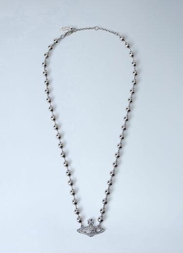 Vivienne Westwood Thames Mini Relief Choker Silver vvw0264049