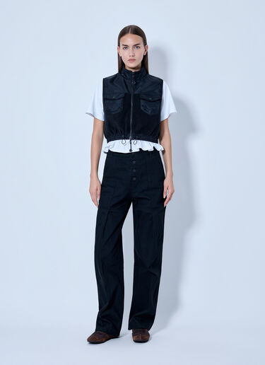 LN-CC® - Cecilie Bahnsen: Soft Fleece Vest - Black Cecilie Bahnsen Soft Fleece Vest Black cec0266011