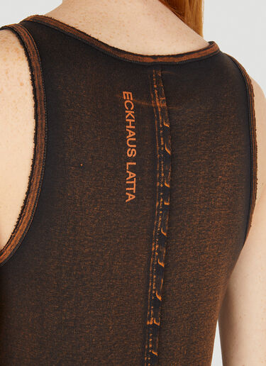 랩 탱크탑 Eckhaus Latta 랩 탱크탑 브라운 eck0351003