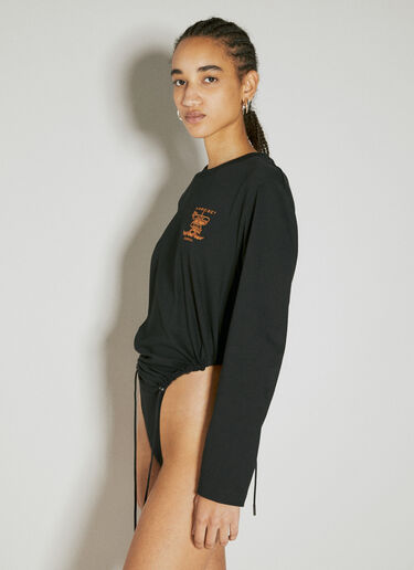 Evergreen Paris' Best Embroidered Bodysuit Y/Project Evergreen Paris' Best Embroidered Bodysuit Black ypr0254024