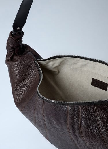 Large Rail Belt Croissant Shoulder Bag Lemaire Large Rail Belt Croissant Shoulder Bag Brown lem0362017