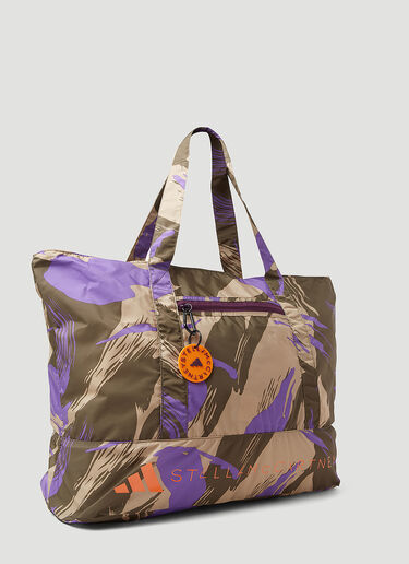 adidas by Stella McCartney Graphic Print Tote Bag Purple asm0254039