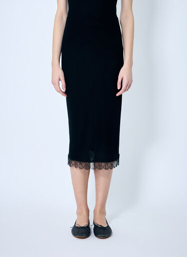 The Row Indira Skirt Black row0259010