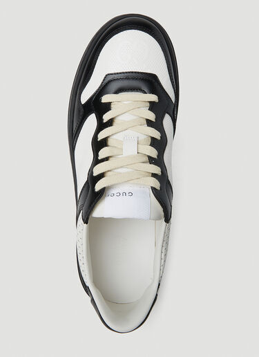 Gucci Monochrome Embossed Sneakers Black guc0251075