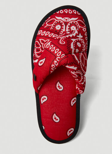 Arizona Love Bandana Print Vegas Slides Red arz0249008