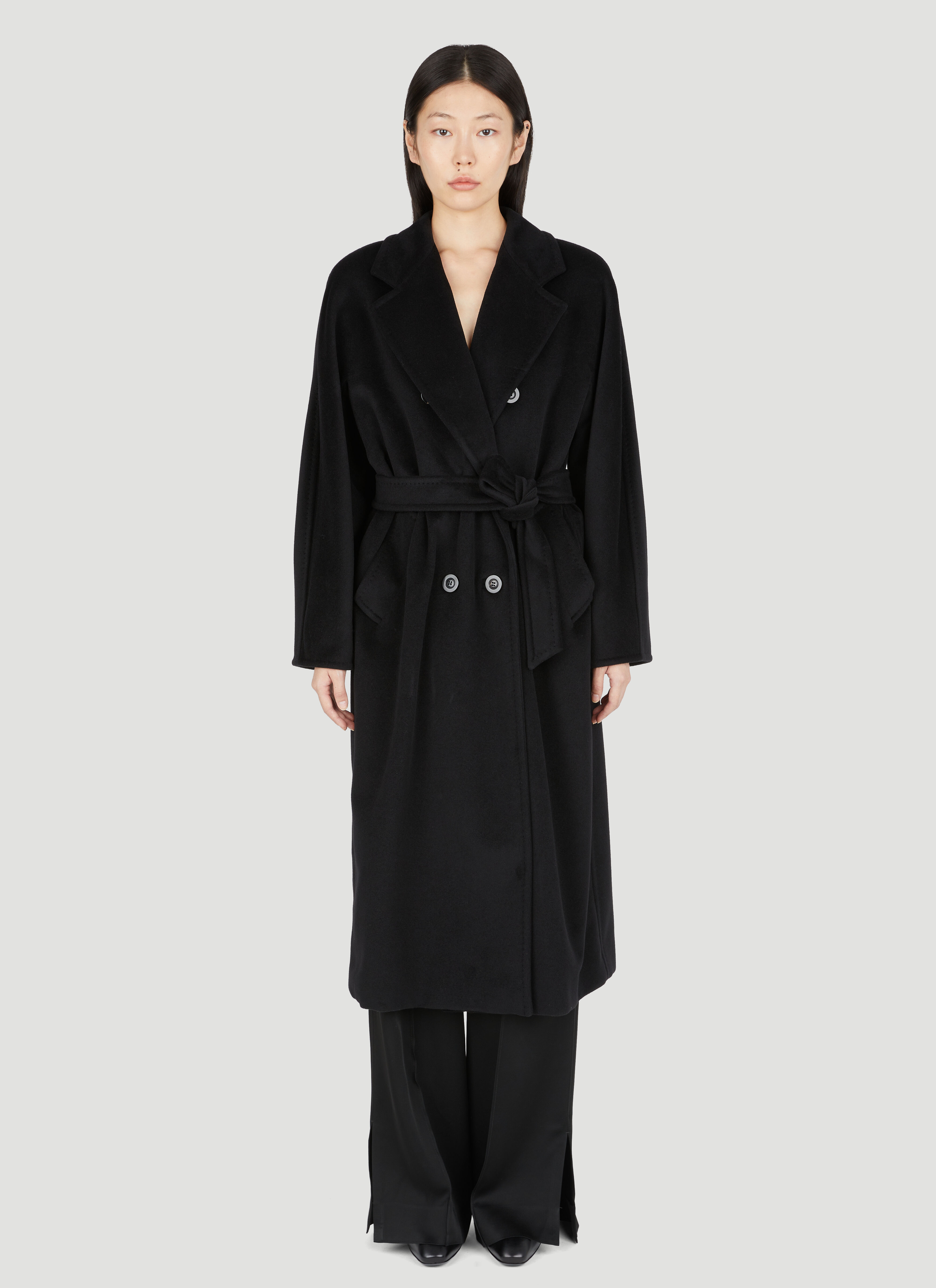 Max Mara Madame Coat in Black LN CC