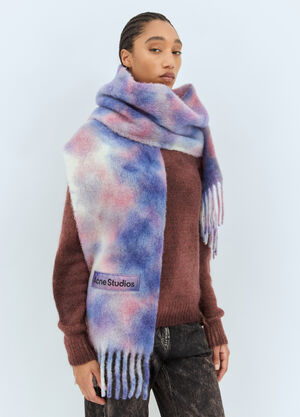 Acne Studios Tie-Dye Scarf Purple acn0258025