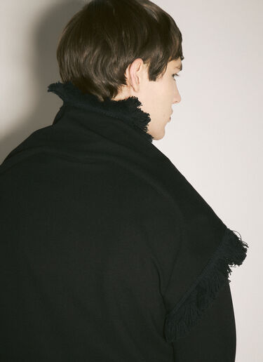 GmbH Long Sleeve Top With Shawl Black gmb0158004