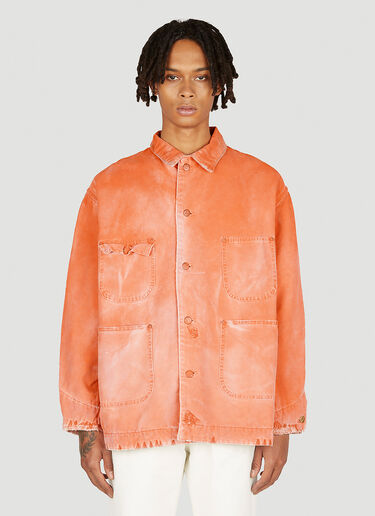 NOTSONORMAL Washed Chore Jacket Orange nsm0351001