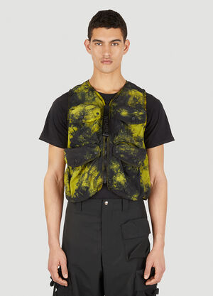 LN-CC® - Nemen: Tie-Dye Guard Vest - Yellow Nemen Tie-Dye Guard Vest Yellow nem0148006