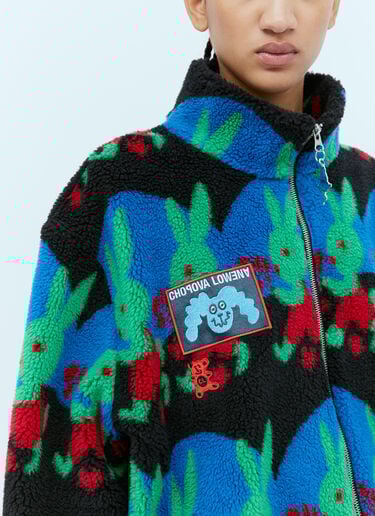 Bunny Soft-Fleece Jacket Chopova Lowena Bunny Soft-Fleece Jacket Blue cho0254010