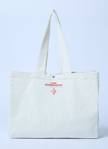 Logo Motif Tote Bag ACMH x Love International Logo Motif Tote Bag Beige acl0162007