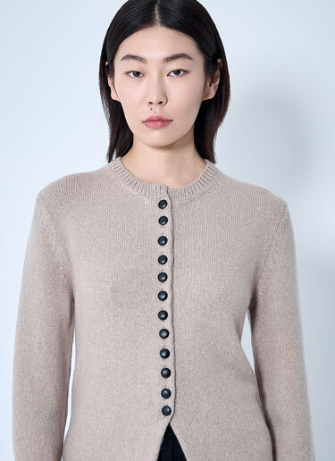 Khaite Josette Silk Cardigan Beige kha0260005