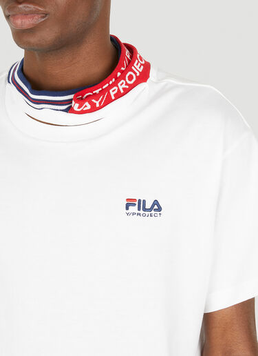 Y/Project x FILA Three Collar T-Shirt White ypf0348010