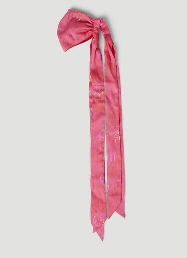 Collina Strada 超长垂坠蝴蝶结口罩 粉色 cst0245012