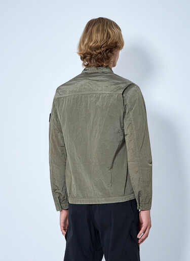 LN-CC® - Stone Island: Technical Nylon Jacket - Green Stone Island Technical Nylon Jacket Green sto0165041