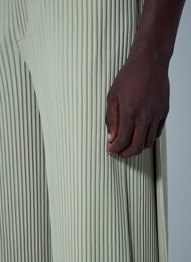 Homme Plissé Issey Miyake Pleated Pants Green hmp0161011