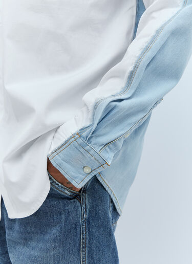 S-Warh Two-Tone Shirt Diesel S-Warh Two-Tone Shirt White dsl0153006