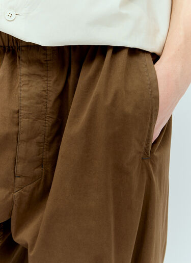 Lemaire Elasticated Pants Brown lem0156006