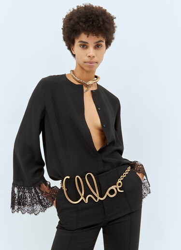 Chloé 蛇形贴颈链 金色 chl0258027