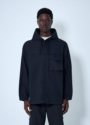 Margaret Howell Hooded Utility Jacket Navy mhl0164002