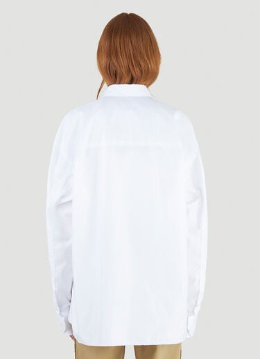 Raw-Edge Shirt Ader Error Raw-Edge Shirt White adr0344001