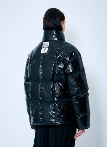 8 Moncler Palm Angels Simoom Short Down Jacket Black mpa0359003