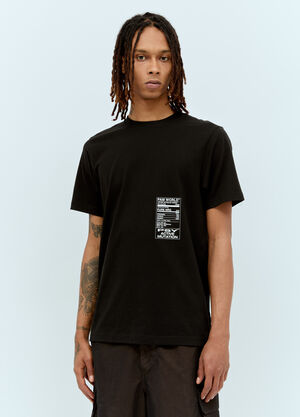 P.A.M. Logo Print T-Shirt Black pam0357005