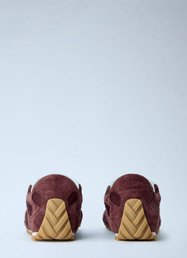 LN-CC® - Bottega Veneta: Orbit Flash Sneakers - Burgundy Bottega Veneta Orbit Flash Sneakers Burgundy bov0165024