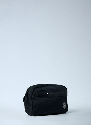 Logo Motif Belt Bag Stone Island Logo Motif Belt Bag Black sto0164024