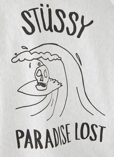 Stüssy Paradise Lost Hooded Sweatshirt Light Grey sts0152047