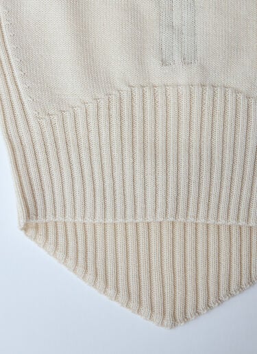 사다리 패턴 울 발라클라바 Rick Owens 사다리 패턴 울 발라클라바 베이지 ric0160013