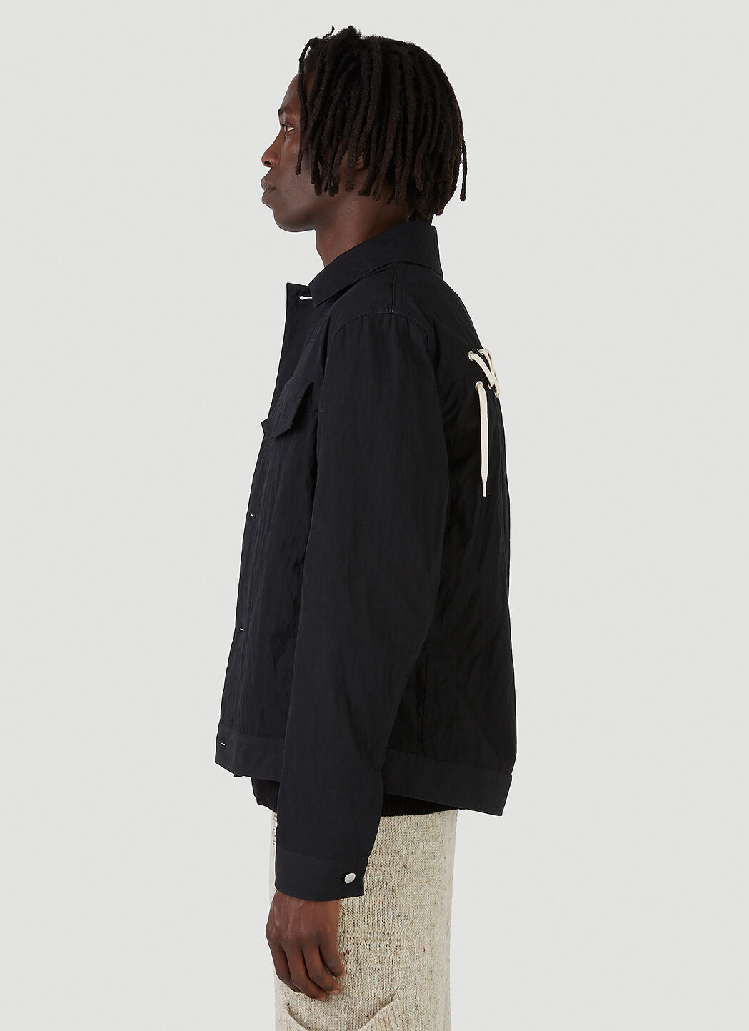 Craig Green Men's' Lace Jacket in Black | LN-CC®