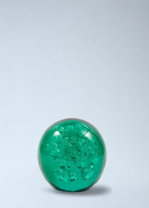 POLSPOTTEN Glass Sphere With Bubble Details Green wps0691982