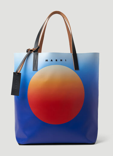 Marni 서클 쇼핑 토트백 블루 mni0152019