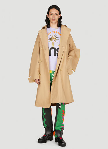 Walter Van Beirendonck 다에달루스 트렌치 코트 탠 wlt0152004
