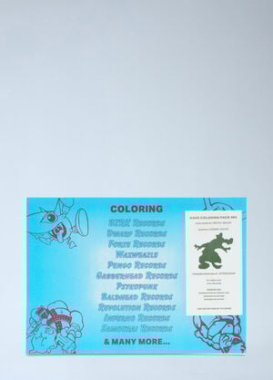 Antenne Books Rave Coloring Pack 002 Blue ane0564020