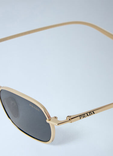 LN-CC® - Prada: PR D58S Sunglasses - Gold Prada PR D58S Sunglasses Gold lpr0366007