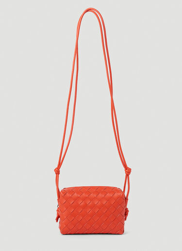 Bottega Veneta Loop Intrecciato Mini Shoulder Bag Orange bov0252014