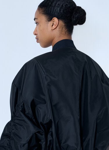 Rick Owens Oversized Bomber Jacket Black ric0264013