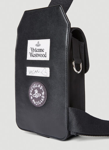 Vivienne Westwood Recycled Nylon Sling Crossbody Bag Black vvw0152091