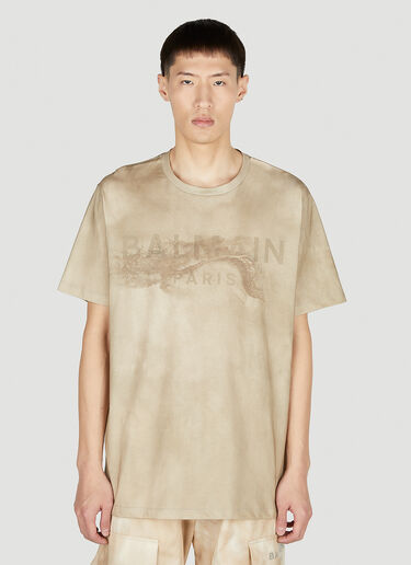 Balmain 데저트 티셔츠 베이지 bln0151007