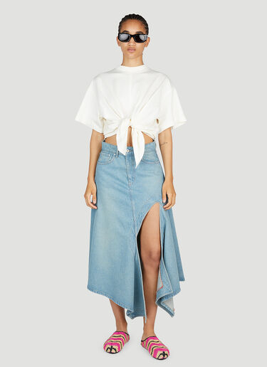 Marni x No Vacancy Knot Front T-Shirt White mvy0253011